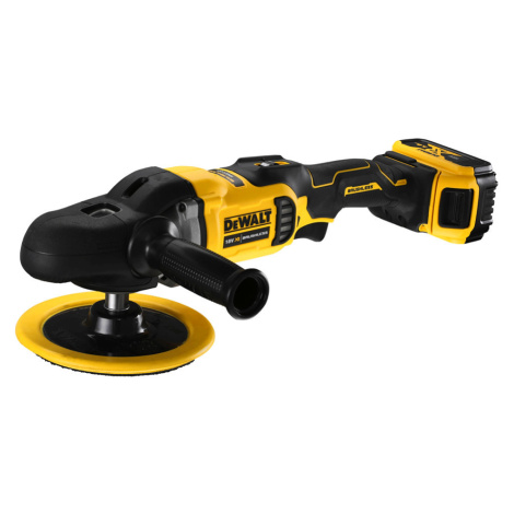 DeWALT DCM849P2 (2x5Ah) 18V XR aku rotační leštička s regulovatelnou rychlostí