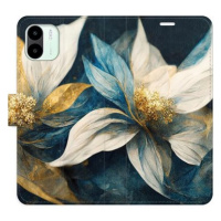 iSaprio flip pouzdro Gold Flowers pro Xiaomi Redmi A1 / A2