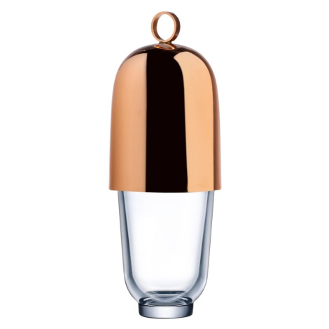 Nude designový cocktail shaker s kovovým vršekem Hepburn MOGG