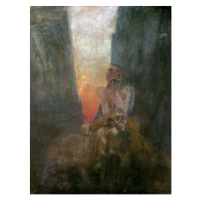 Obrazová reprodukce The Abyss, 1899, Alphonse Marie Mucha, 30 × 40 cm