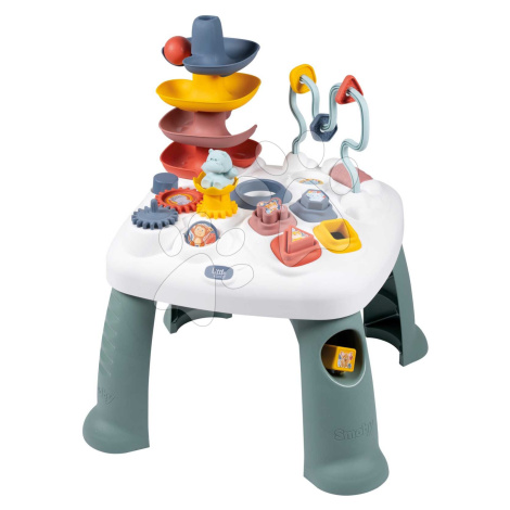 Didaktický stolek s vkládacími kostkami Activity Table Little Smoby s aktivitami na vývoj jemné 