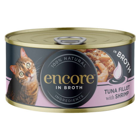 Encore konzerva 16 × 70 g - tuňák s krevetami