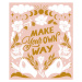 Ilustrace Make your own way- inspirational hand, ElenKoss, 33.3 × 40 cm