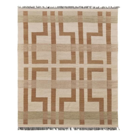 Diamond Carpets koberce Ručně vázaný kusový koberec Leonidas DESP P124 Beige Mix - 80x150 cm