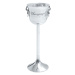 LuxD Designový chladič šampaňského Champagne 75 cm / stříbrná