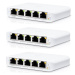 UBNT UniFi Switch USW-Flex-Mini-3, 3-pack [5xGigabit, 1xPoE In]