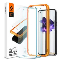 Spigen Glass AlignMaster 2 Pack Clear Nothing Phone (1)