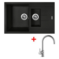 Sinks Amanda 780.1 Metalblack + Vitalia