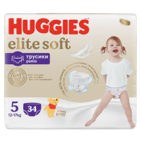 Huggies Elite Soft Pants 5 12–17 kg 34 ks