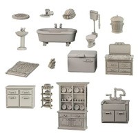 Mantic Games Terrain Crate: Bathroom & Kitchen