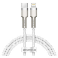 Kabel USB-C na Lightning Baseus Cafule, PD, 20W, 1m (bílý)