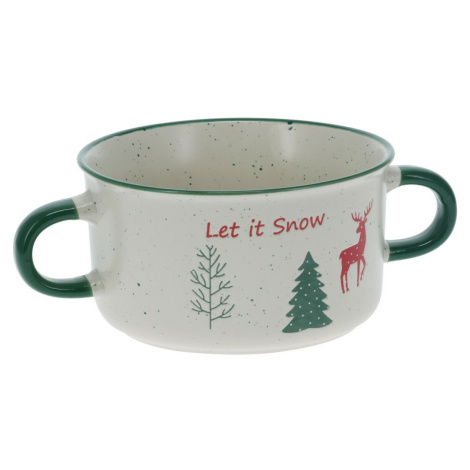 Kameninová polévková miska Let It Snow 625 ml