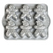 Forma na 6 mini bábovek ve stříbrné barvě Nordic Ware Girls And Boys, 1,1 l