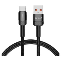 Kabel TECH-PROTECT ULTRABOOST EVO TYPE-C CABLE 100W/5A 100CM BLACK (5906203690718)