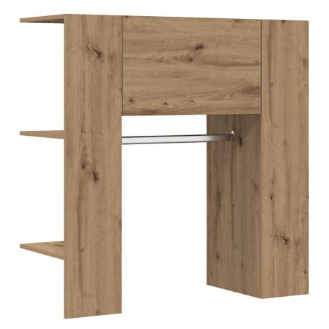vidaXL Skříň do předsíně dub artisan 97,5x37x99 cm kompozitní dřevo