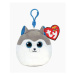 TY Squishy Beanies SLUSH, Clip 8,5 cm - husky