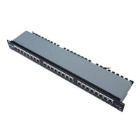 CTnet Patch panel 24 port FTP cat.5e, 1U