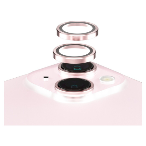 PanzerGlass HoOps ochranné kroužky Apple iPhone 15/15 Plus - růžový hliník