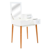 Toaletní stolek se zrcadlem MDF 60 × 50 × 86 cm