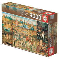 Educa Puzzle Zahrada Pozemských Rozkoší - Hieronymus Bosch 9 000 dílů 14831 barevné