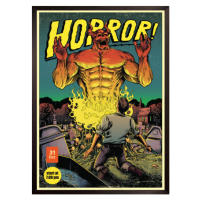 Ilustrace Horror poster, Man_Half-tube, (30 x 40 cm)