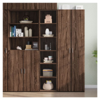 vidaXL Skříň highboard hnědý dub 40 x 41 x 185 cm kompozitní dřevo