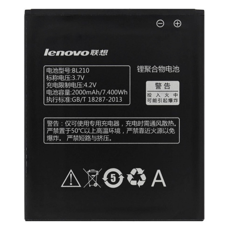 Baterie Lenovo BL210 Lenovo A536, S650, S820 2000mAh Li-ion original (volně)