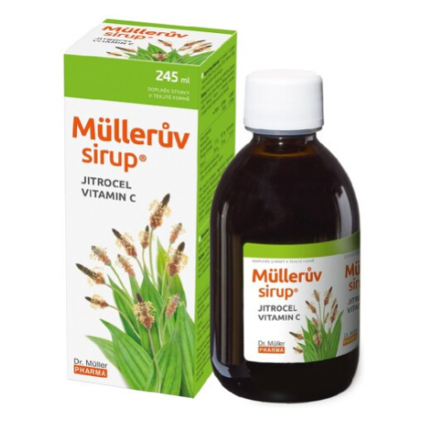 Müllerův sirup s jitrocelem a vitaminem C 245ml Dr.Müller