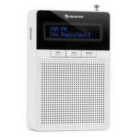 Auna DigiPlug FM, rádio do zásuvky, FM, BT, LCD displej, bílé