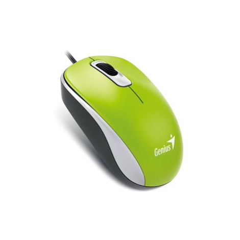 Genius Myš DX-110, 1000DPI, optická, 3tl., drátová USB, zelená