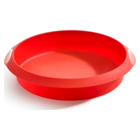 Červená silikonová forma na pečení Lékué, ⌀ 20 cm