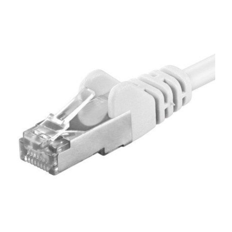 Premiumcord Patch kabel CAT6a S-FTP, RJ45-RJ45, AWG 26/7 0,25m bílá - sp6asftp002W
