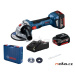 BOSCH GWS 180-LI aku úhlová bruska Professional 2x4.0 Ah LiIon 06019H9021