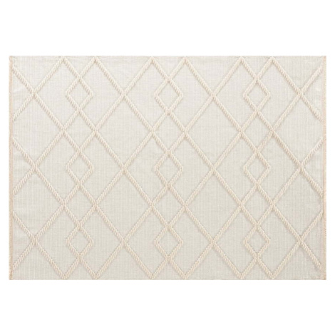 Krémový pratelný koberec 108x154 cm Lena – Webtappeti