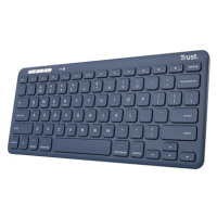 Trust LYRA Compact Wireless Keyboard - US, modrá