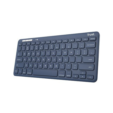 Trust LYRA Compact Wireless Keyboard - US, modrá