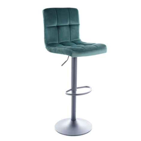 Signal Barová židle C-105 | Velvet Barva: Modrá / Bluvel 86