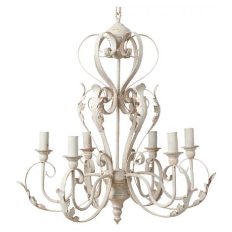 Vintage kovové závěsné světlo s patinou Onesime – 65x68 cm Clayre & Eef