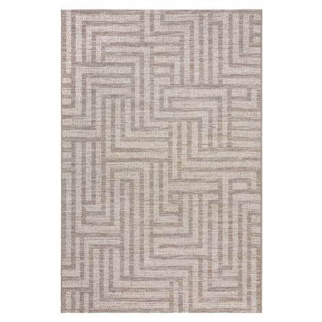Šedo-béžový venkovní koberec 170x120 cm Salerno - Flair Rugs