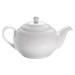 Bílá porcelánová čajová konvice Maxwell & Williams Basic, 1 l