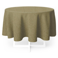 Bavlněný ubrus Table khaki, pr. 150 cm