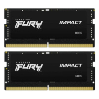 KINGSTON SODIMM DDR5 64GB (Kit of 2) 5600MT/s CL40 FURY Impact PnP