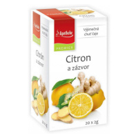 Apotheke Citron a zázvor nálevové sáčky 20x2 g