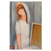 Obrazová reprodukce Jeanne Hébuterne, Posed Portrait, Amedeo Modigliani, 26.7 × 40 cm