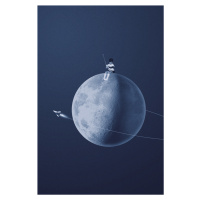 Ilustrace Moon boy, Maarten Léon, (26.7 x 40 cm)