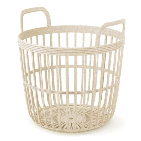 PRO Koš s uchy ZOE BASKET ECO WOOD krémový 41,9cm