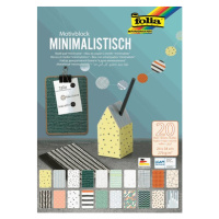 Folia Blok barevných papírů 24 × 34 cm MINIMALISMUS