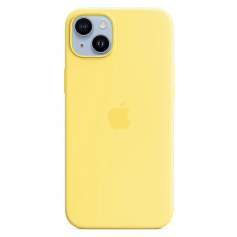 Apple silikonový kryt s MagSafe na iPhone 14 Plus kanárkově žlutý