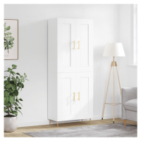 vidaXL Skříň highboard bílá 69,5 x 34 x 180 cm kompozitní dřevo