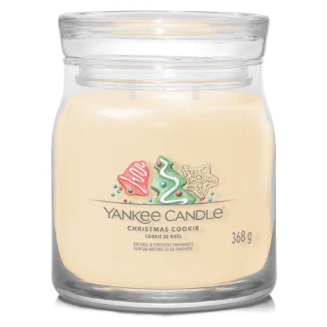 YANKEE CANDLE Signature Vonná svíčka střední 2 knoty Christmas Cookie 368 g